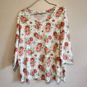 *3 for $30* The Pioneer Woman Floral Pattern Long Sleeve T-shirt